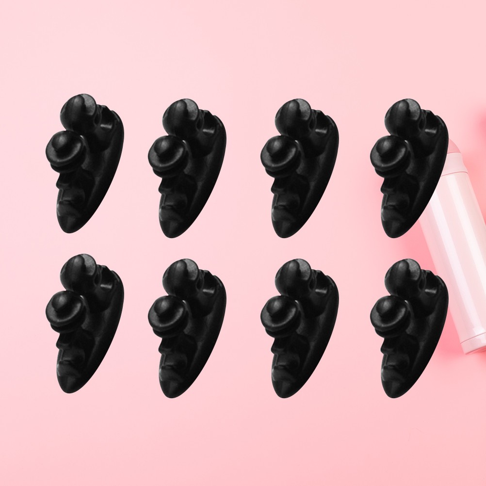 8Pcs Wire Cord Organizer Clips Self Adhesive Adjustable Durable Cable Clips