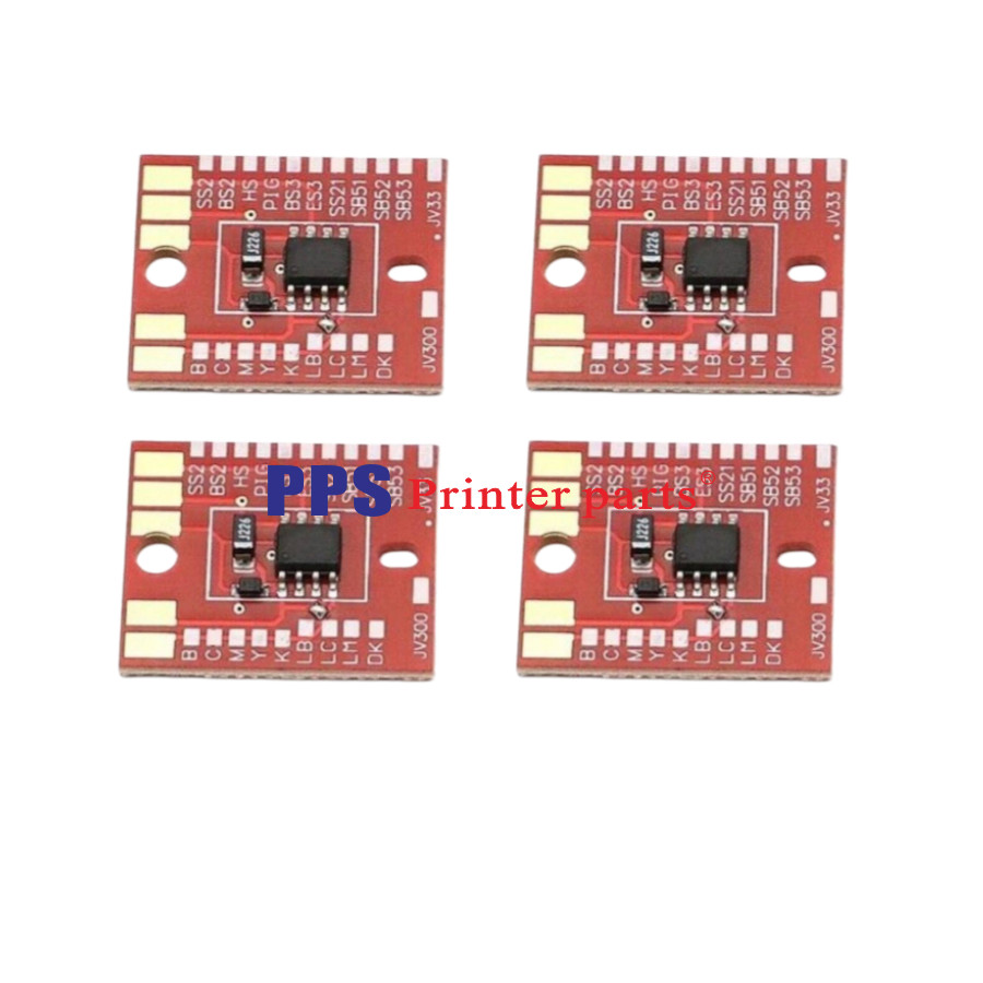 4Pcs Chip Permanent Chip For Mimaki JV300 JV150 SS21 CJV150 Cartridge -- C M Y K