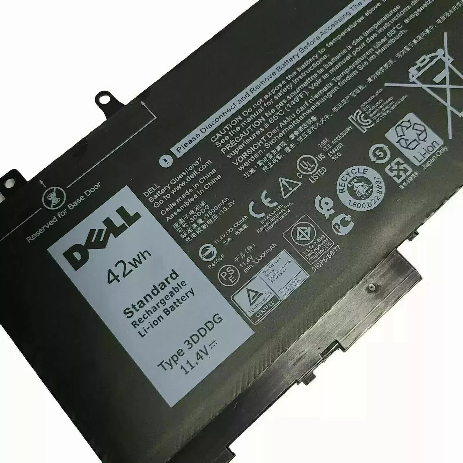 NEW Genuine 42WH 3DDDG Battery For Dell Precision 3520 M3520 3530 M3530 451-BBZP