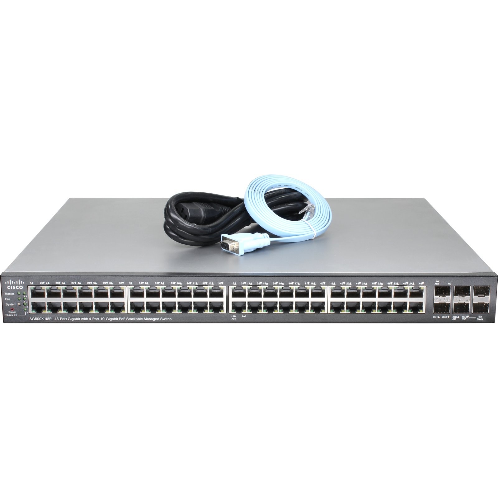 Cisco SG500X-48P-K9 48P 1GbE PoE+ 4P SFP+ Managed Switch