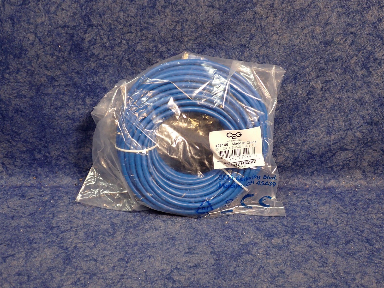 NEW C2G 27146 50' Cat6 Snagless Unshielded UTP Ethernet Network Patch Cable (EC9