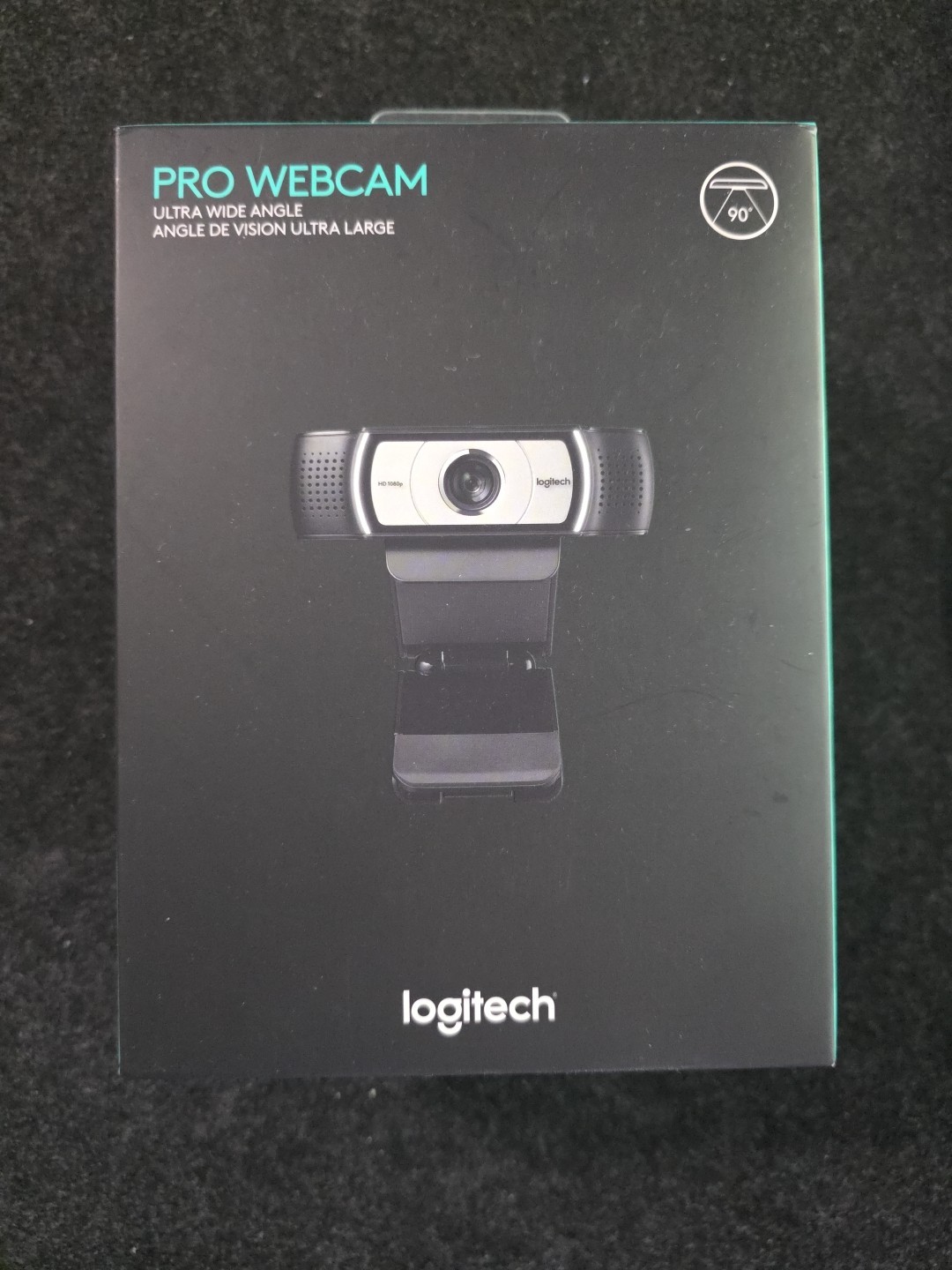 Logitech Webcam Pro Ultra Wide Angle HD 1080 Brand New Sealed  US