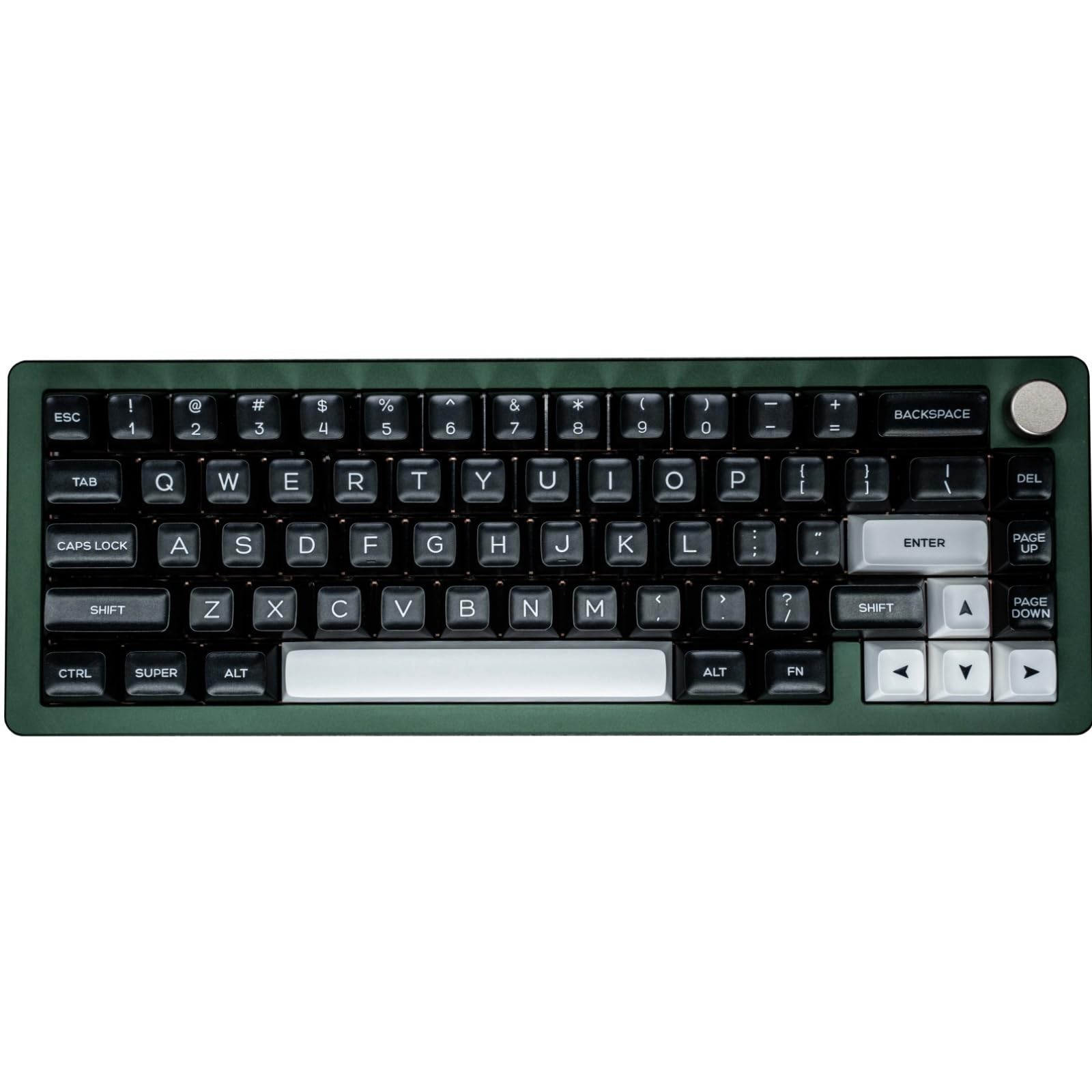 ULTRAEQUIP WOB Keycaps - 160 Keys Double Shot PBT Keycaps Minimalist Style SA...