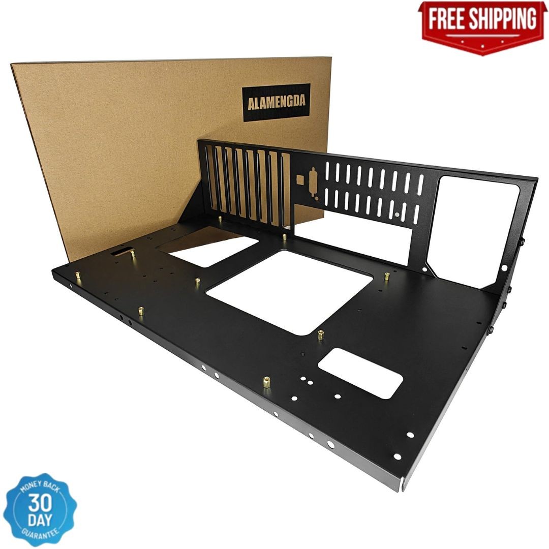 DIY Pc Test Bench, Open Chassis Case Rack for ATX/M-ATX/ITX Motherboards