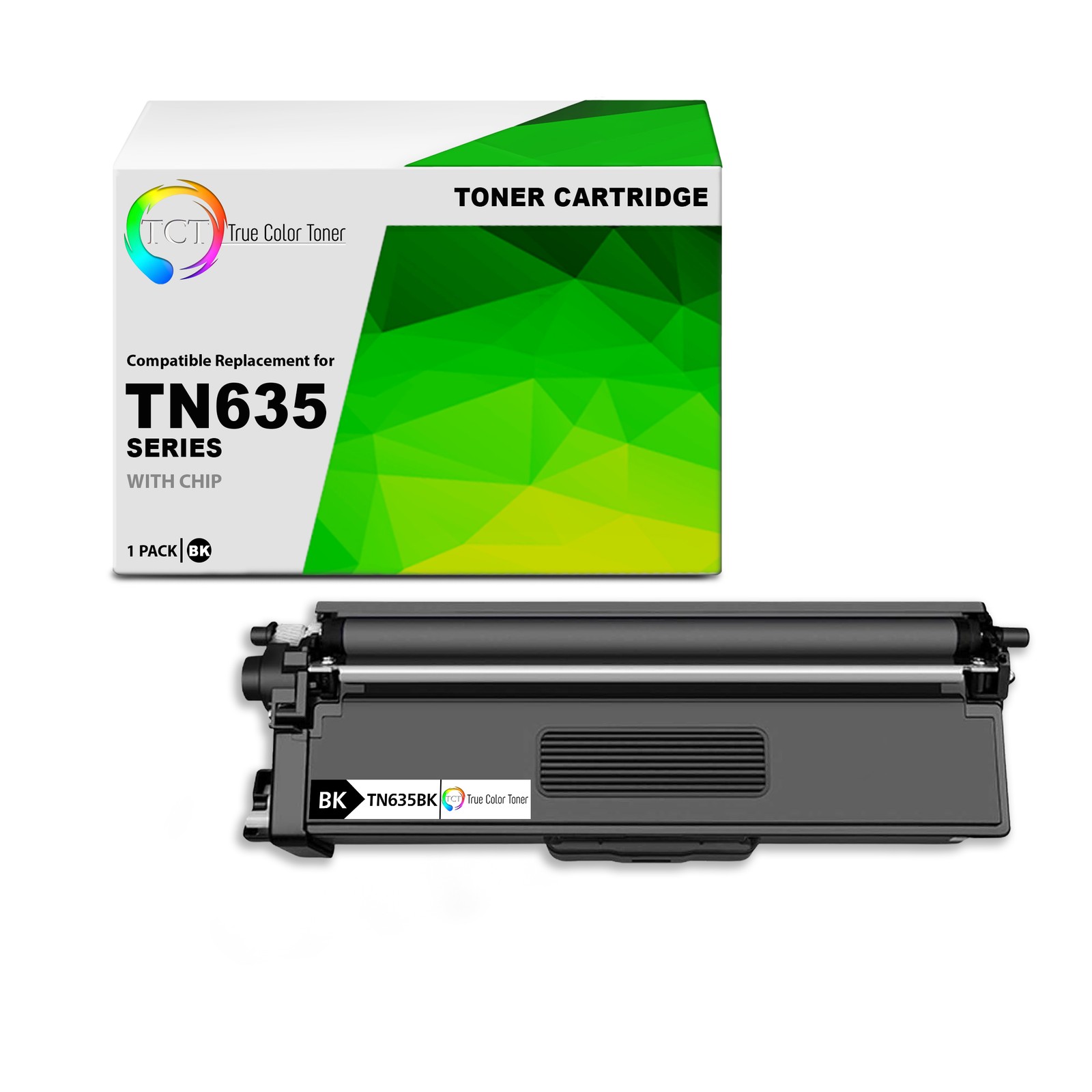 TCT Compatible Black Toner Cartridge Replacement for Brother TN635 – 1-Pack