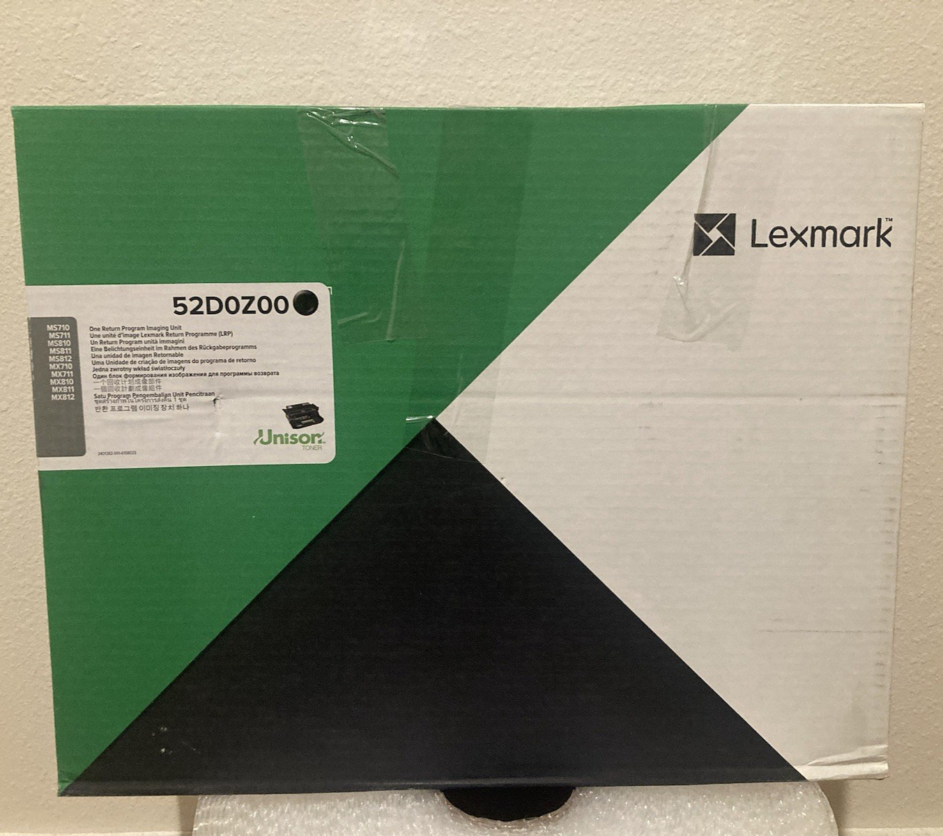 Surplus Lexmark Drum 52D0Z00, Return Program 100k Imaging Unit OEM New sealed