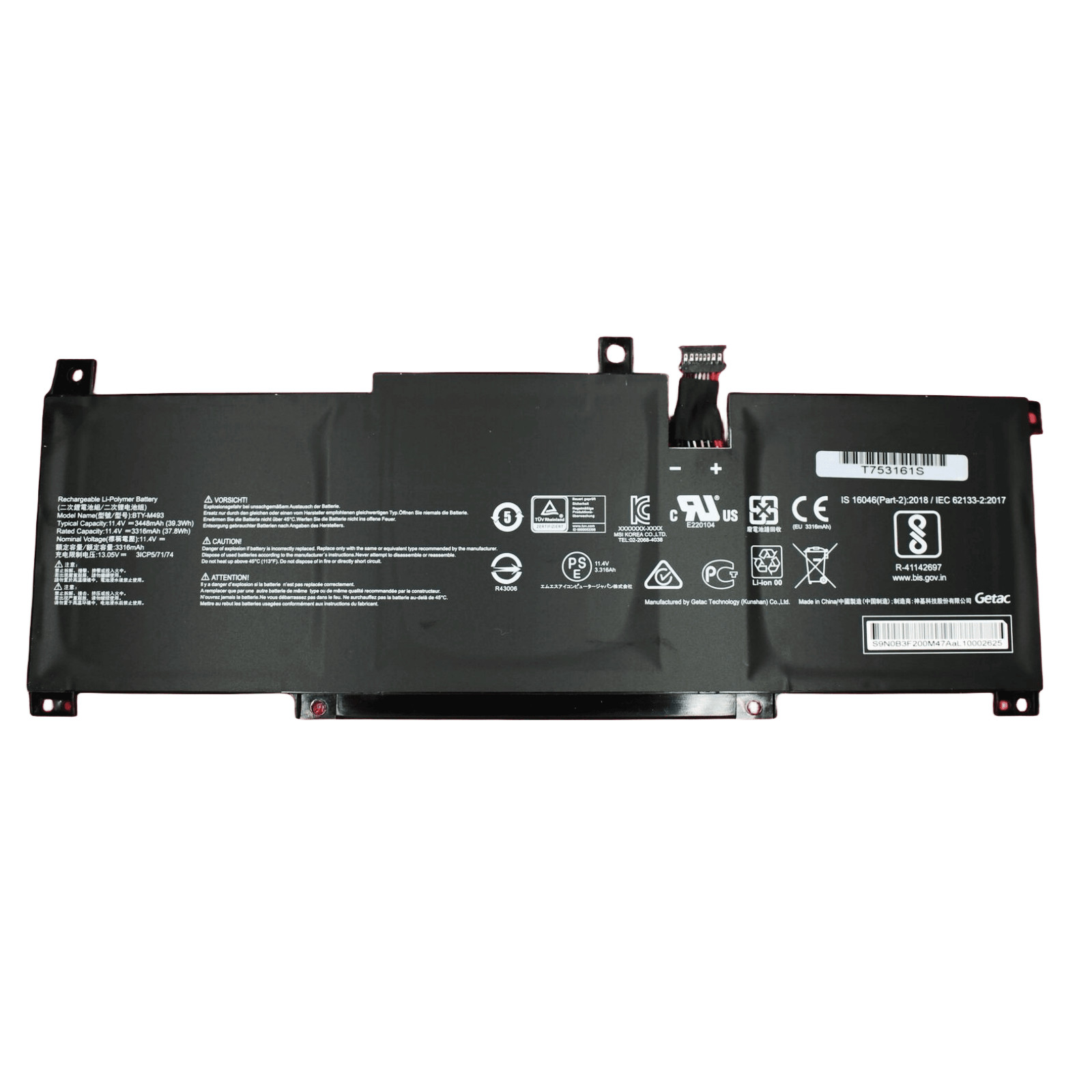 New Genuine BTY-M493 BATTERY FOR MSI PRESTIGE 14 A10SC B10MW SUMMIT E14 A11SCS
