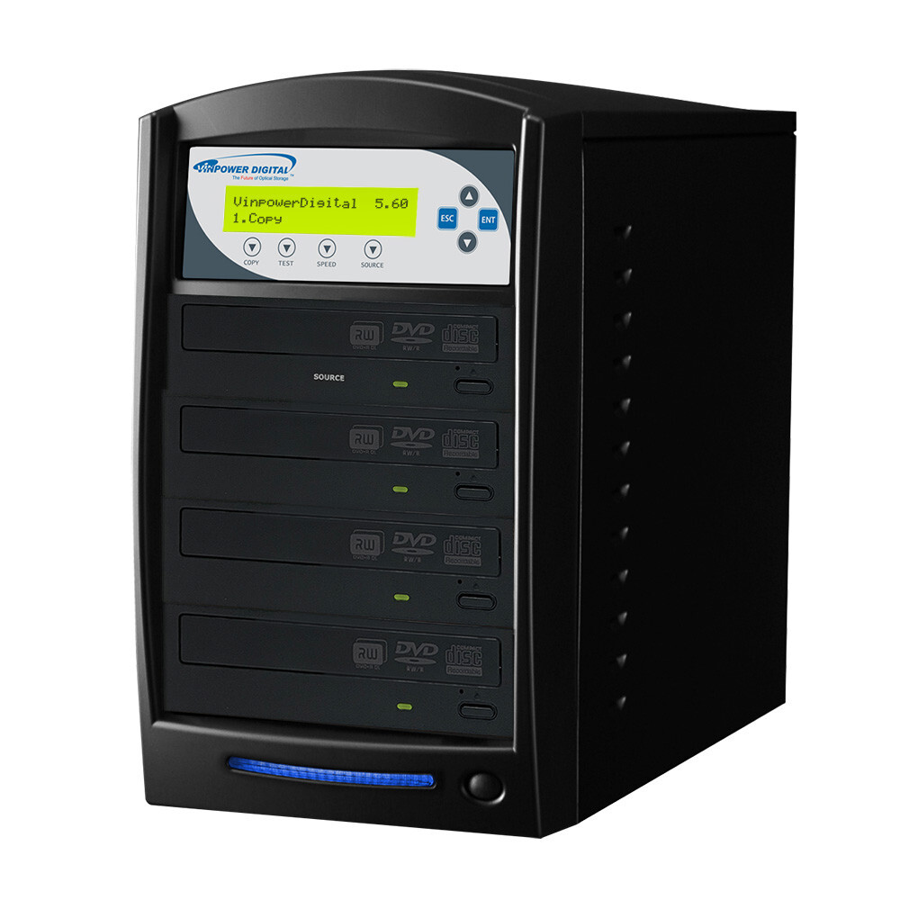 SharkCopier 3 Target 24X CD DVD Duplicator Copier Tower with 2 TB HDD + USB 3.0