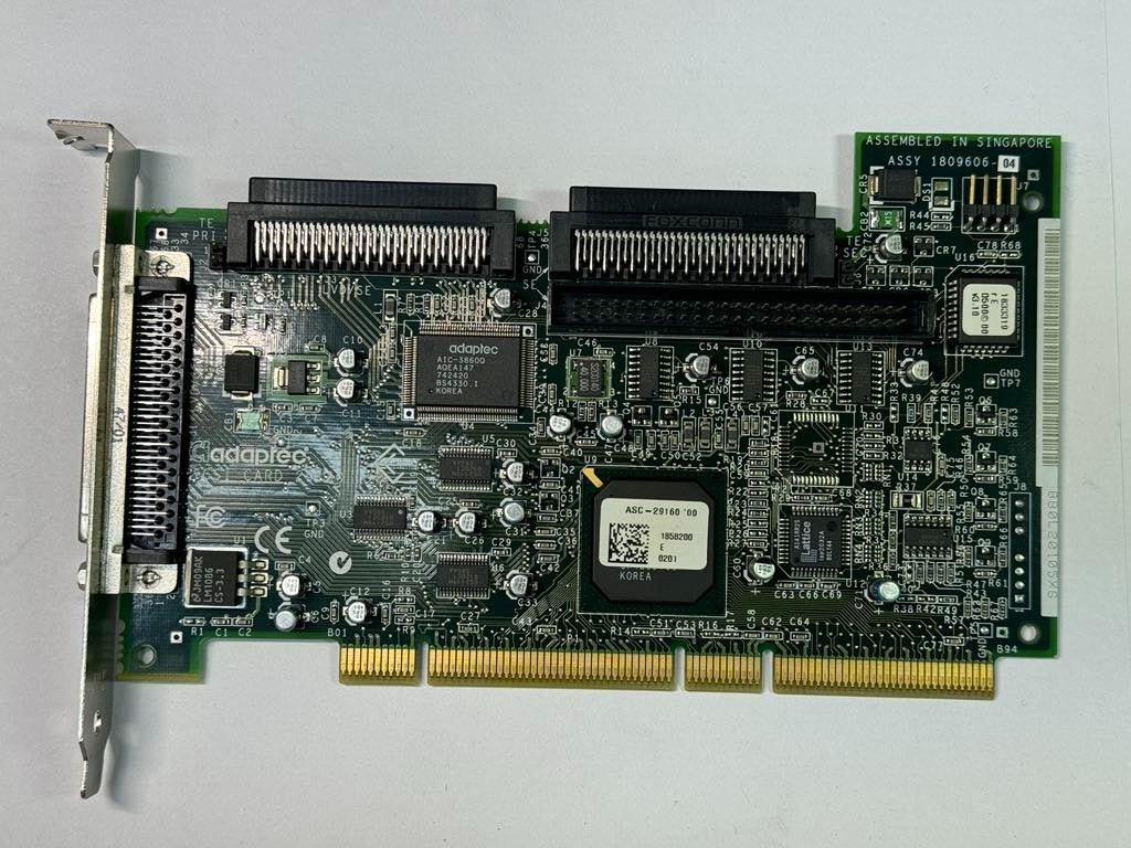 Adaptec SCSI Card 29160 64-bit PCIX SCSI Ultra 160 Host Adapter Card ASC-29160