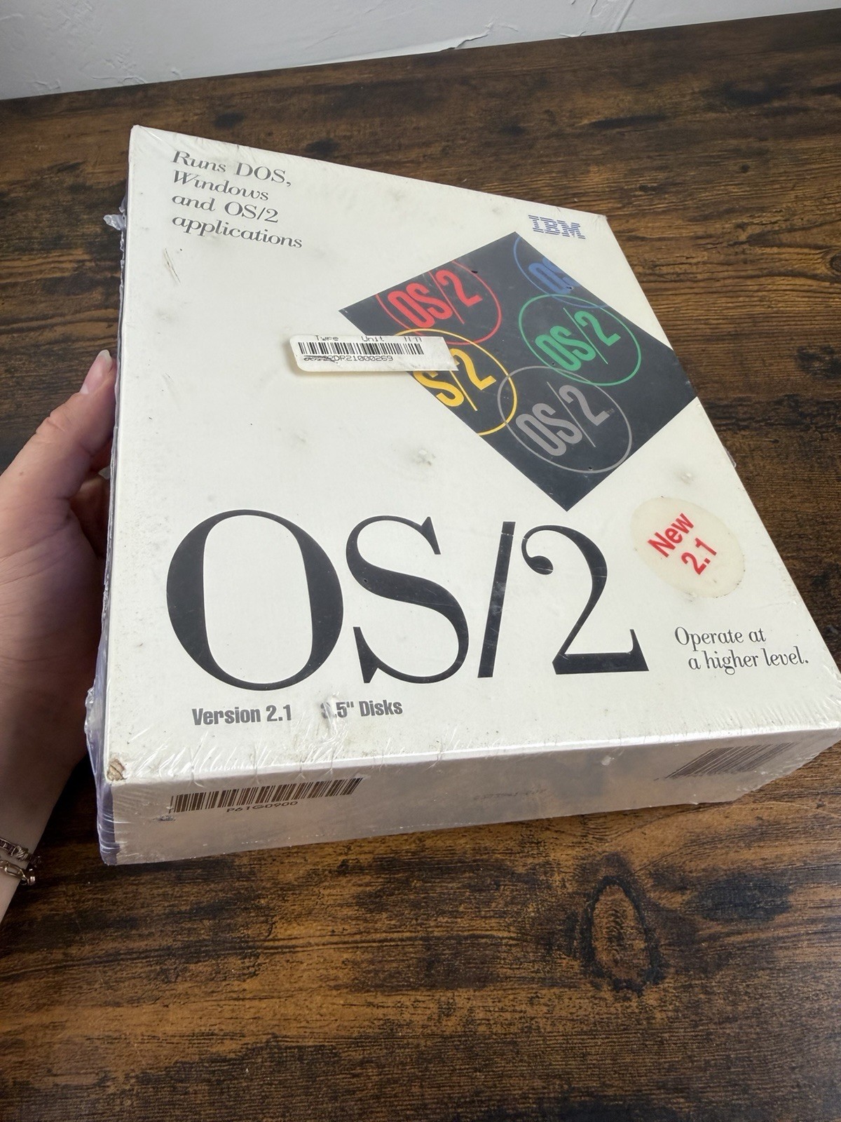 IBM OS/2 for Windows Version 2.1 CD-ROM Sealed NOS Windows 3.1 Special Edition