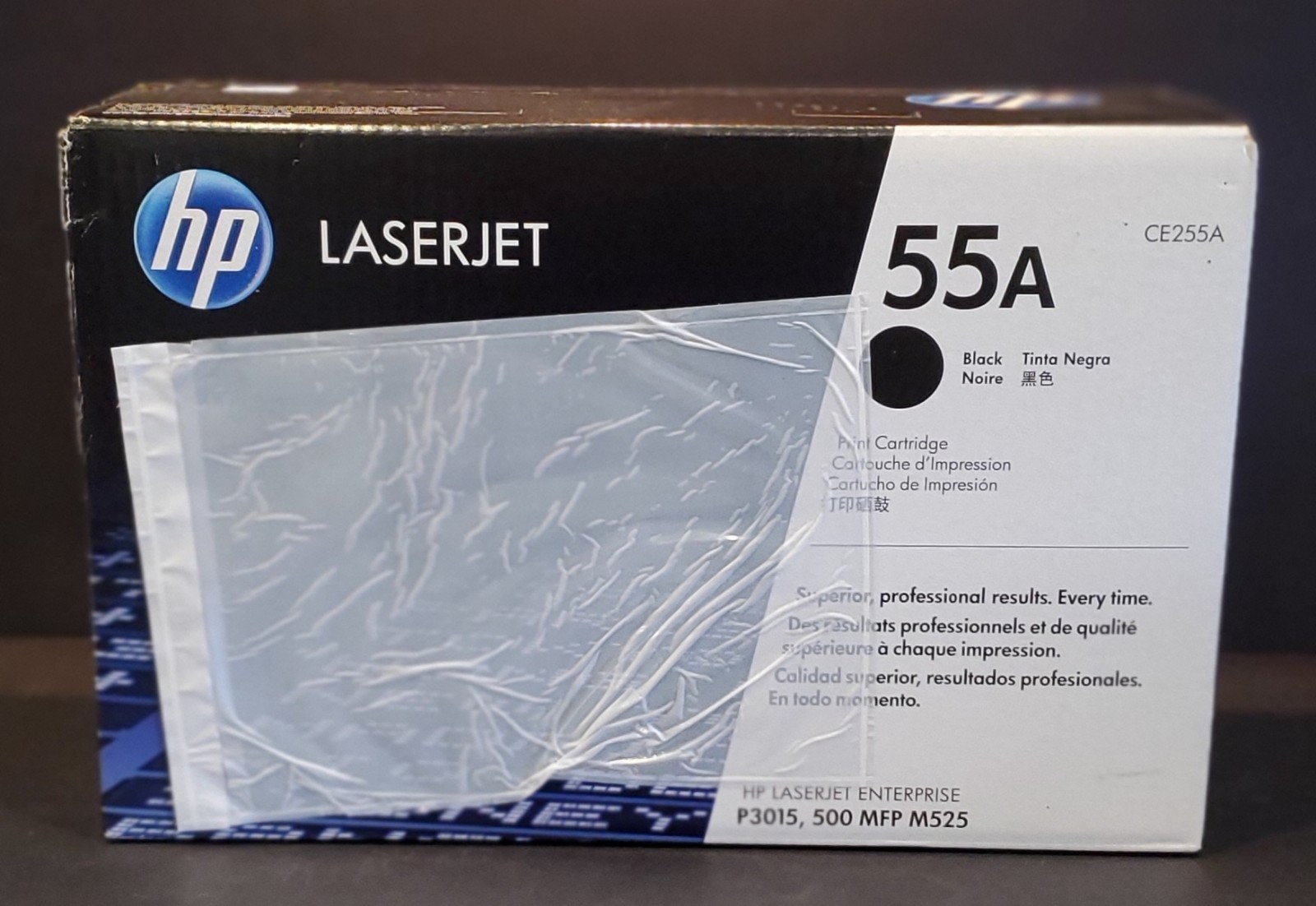 Genuine HP 55A CE255A Black Toner Print Cartridge LaserJet P3015 500 MFP M525