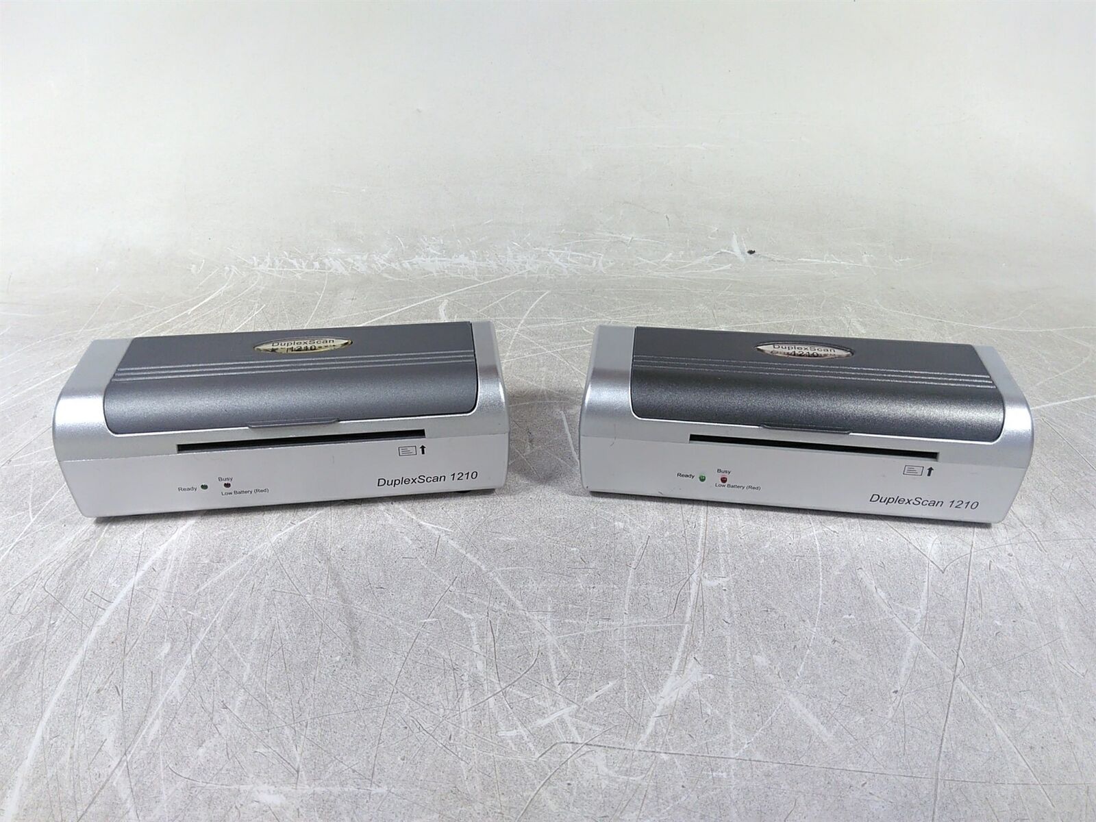 Defective Lot of 2x CardReader DuplexScan 1210 Card Scanner AS-IS For Parts