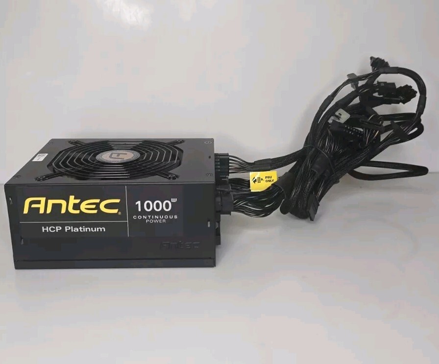 ANTEC 1000W HCP Platinum Power Supply PSU Model Rev 03 w/ Cables