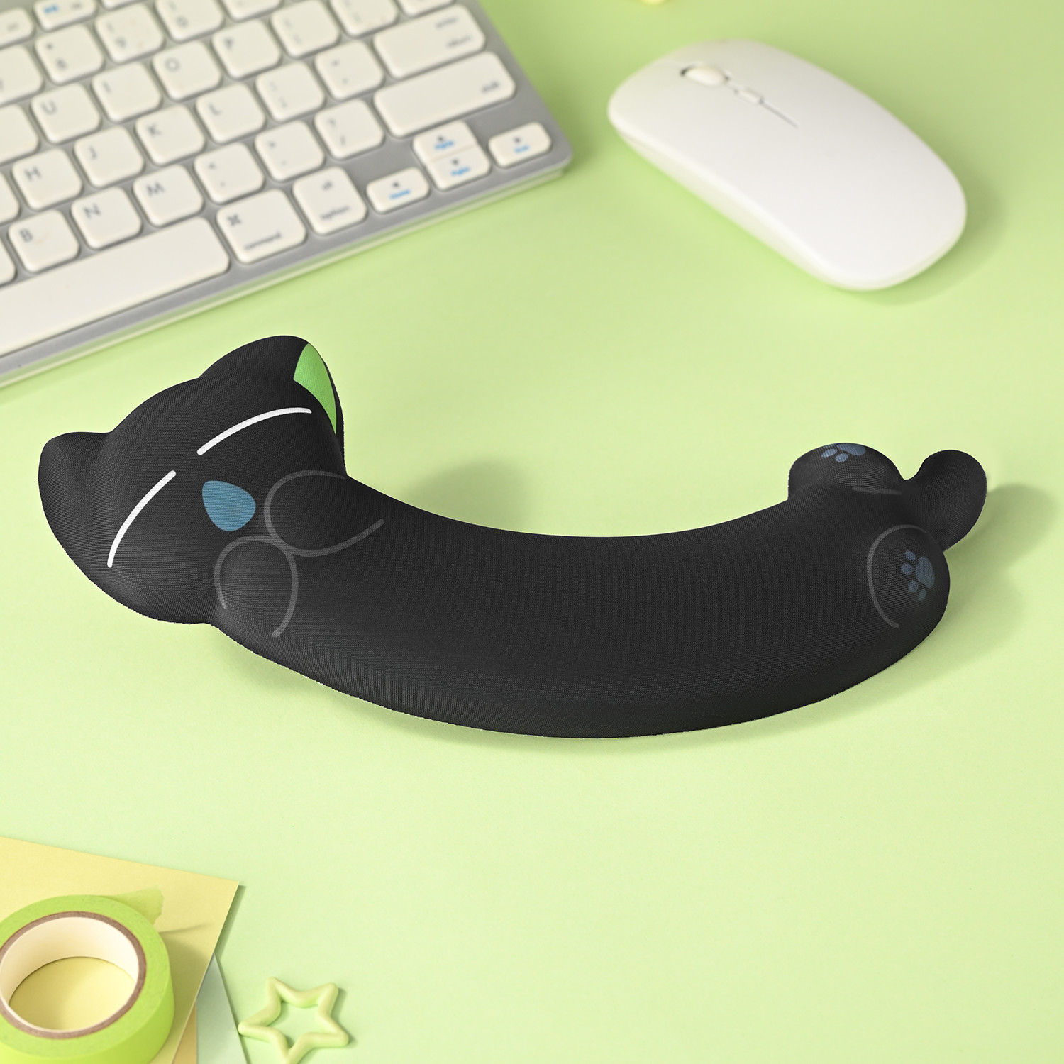 GeekShare Wrist Rest Memory Foam Ergonomic Wrist Support Non-Slip Rubber Base
