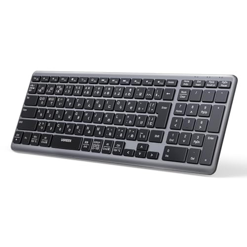 UGREEN Wireless Keyboard Bluetooth &amp 2.4G USB-C Rechargeable Wireless Thin