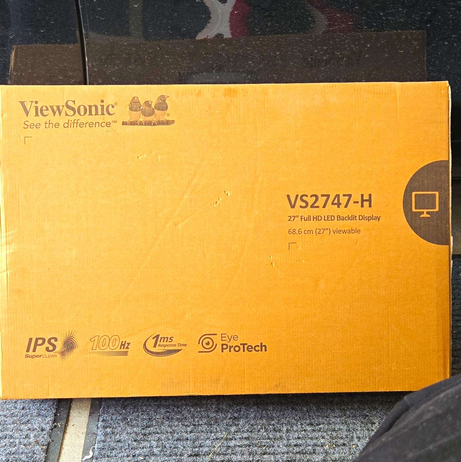 ViewSonic VS2747-H 27in FHD IPS LED Monitor 100Hz 1ms Eye ProTech
