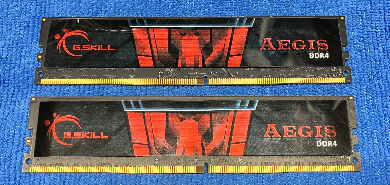 G. SKILL Aegis 32GB (2 X 16GB) PC4-21300 (DDR4-2666) Memory (F42666C19D32GIS)