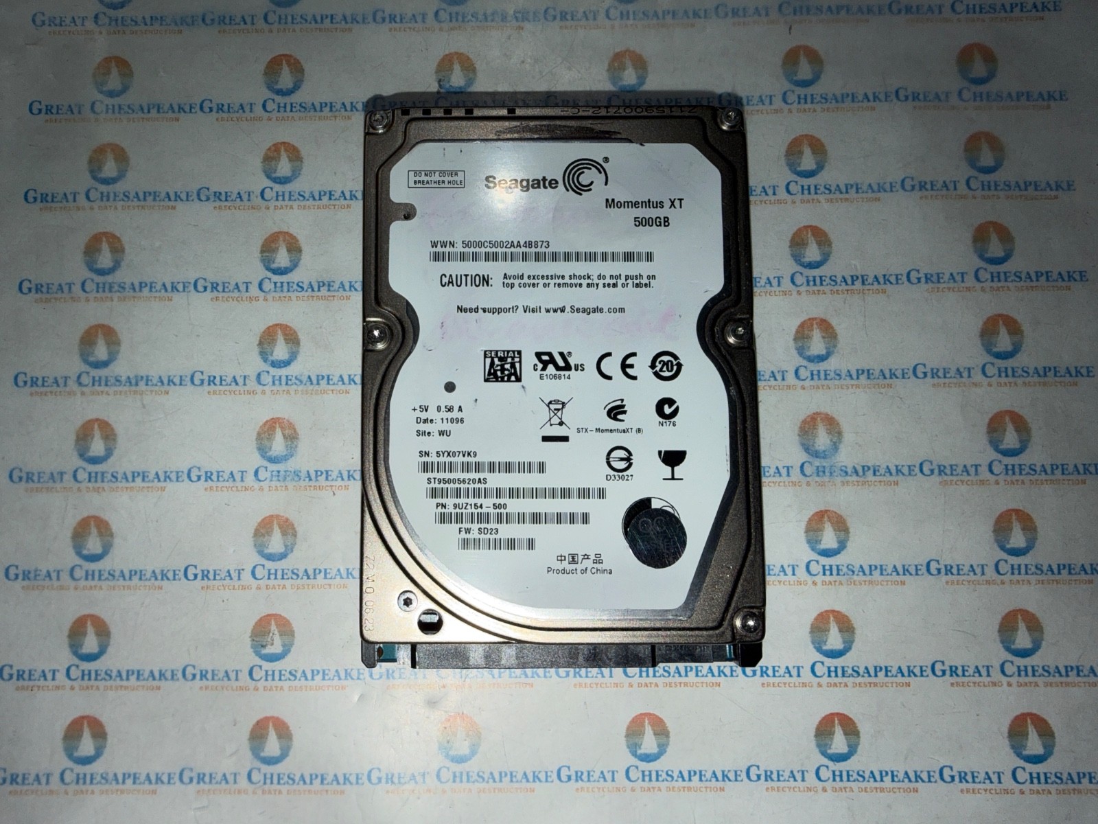 Seagate ST95005620AS 500GB 2.5" SATA Momentus XT Hard Drive TESTED