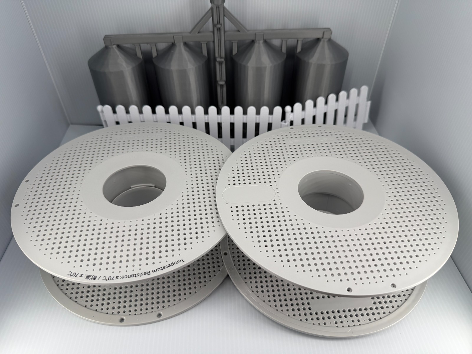 Bambu Lab Empty Reusable Filament Spools Lot of 2 Genuine OEM 1kg AMS Compatible