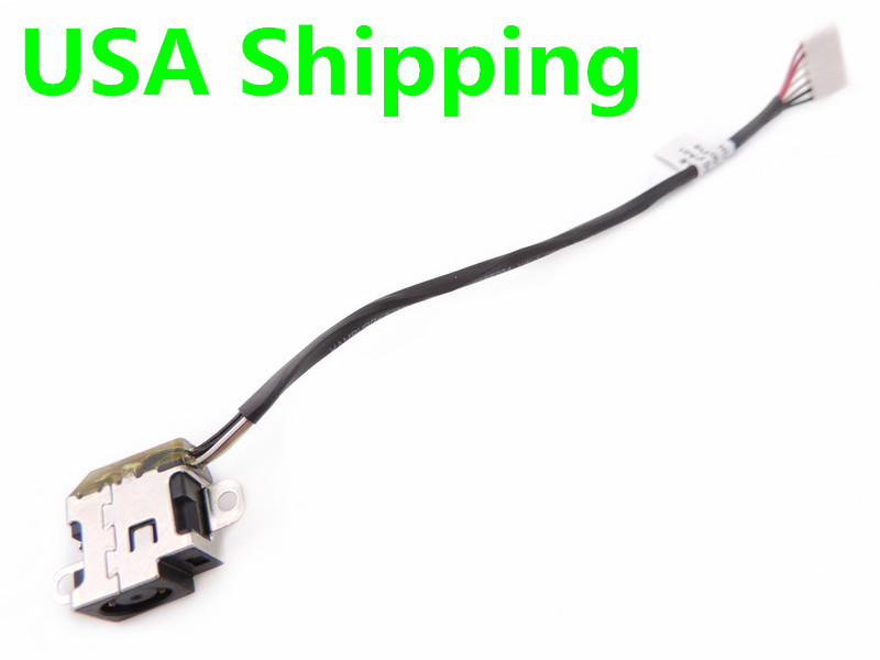 DC power jack in cable harness for HP PAVILION DV7-6C90US DV7-6C93DX DV7-6C95DX
