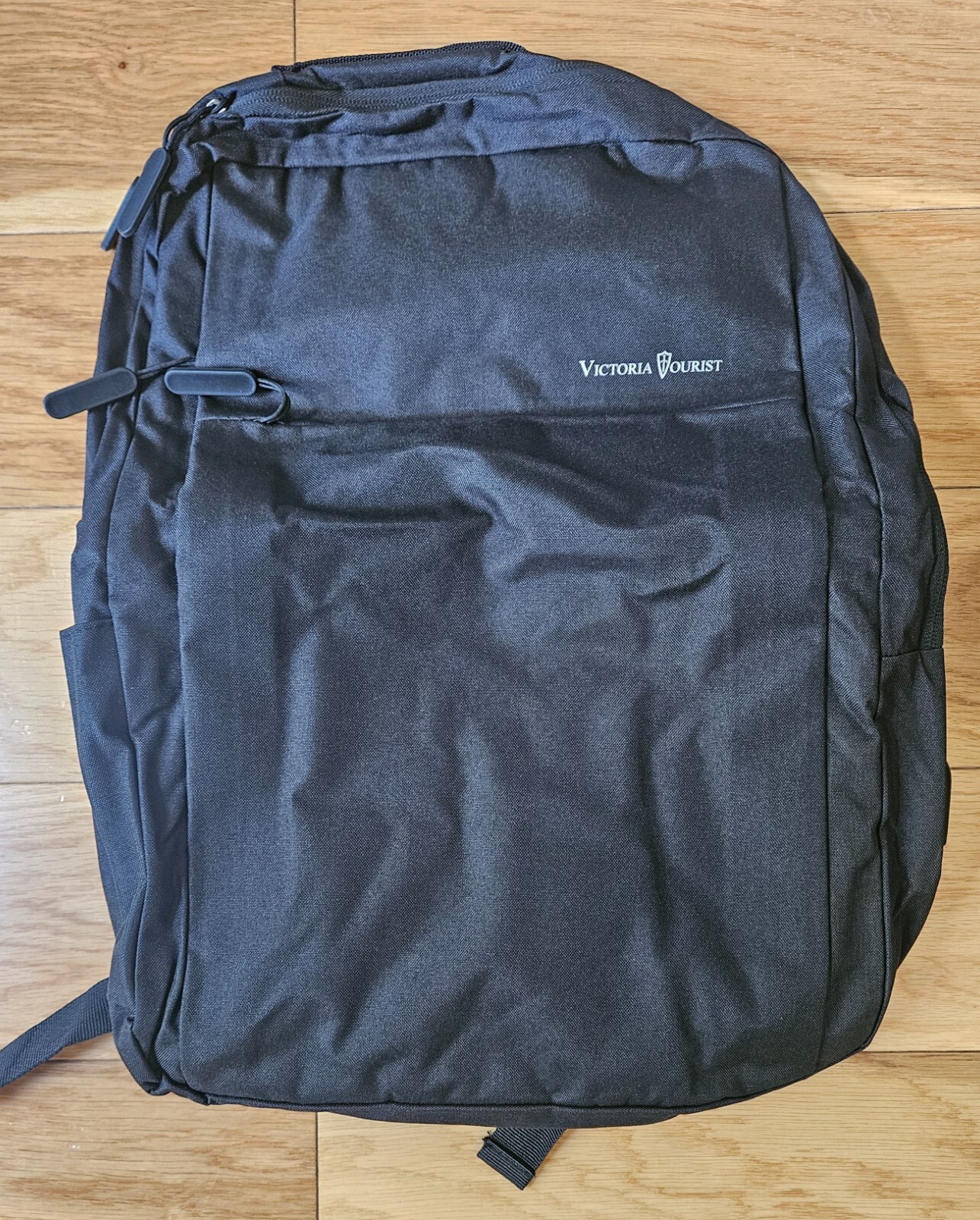 Victoria Tourist Laptop Backpack 17.3" USB Charging Port #US-V9777B - BLACK NEW