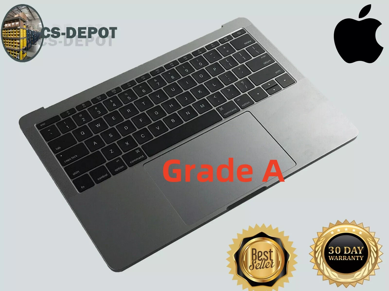MacBook Pro A1708 13" 2017 Top Case, Keyboard, Battery 661-07946 Space Gray A
