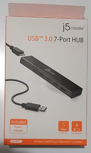 j5create JUH377 7-Port USB 3.0 Hub Power Adapter
