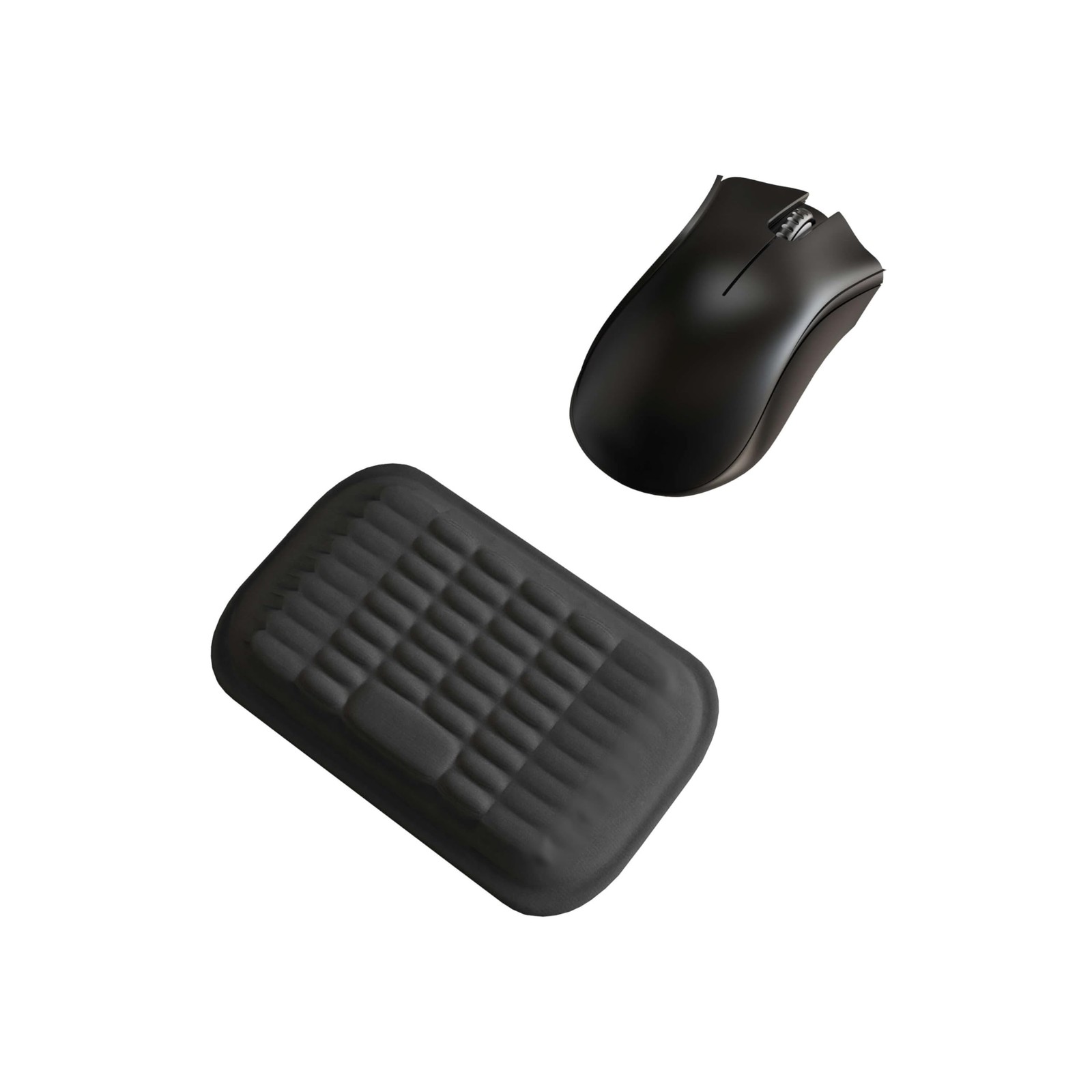 MEKASS Ergonomic Mouse Wrist Rest, Premium Memory Foam MEKASS, Black