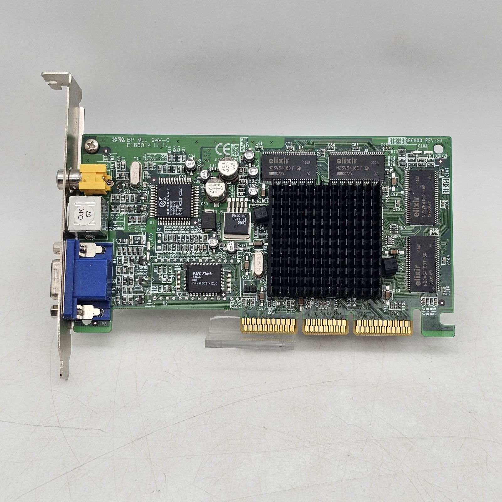 Vintage Nvidia e-GeForce2 MX-400 064-A4-NV44-S1 Video Graphics Card AGP 64MB
