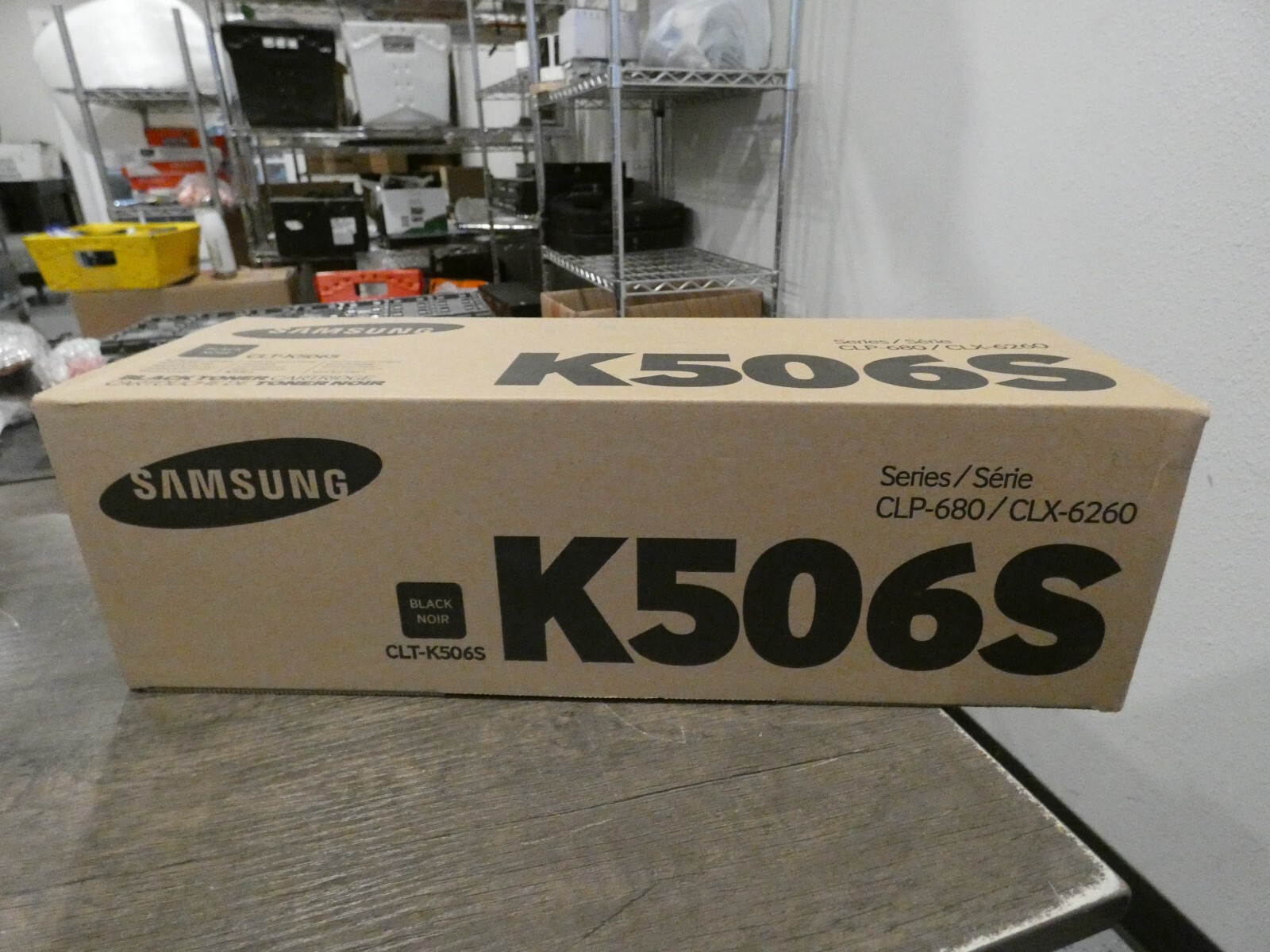 Samsung CLT-K506S Toner Cartridge Black SU184A CLP-680/CLX-6260 OEM New in Box
