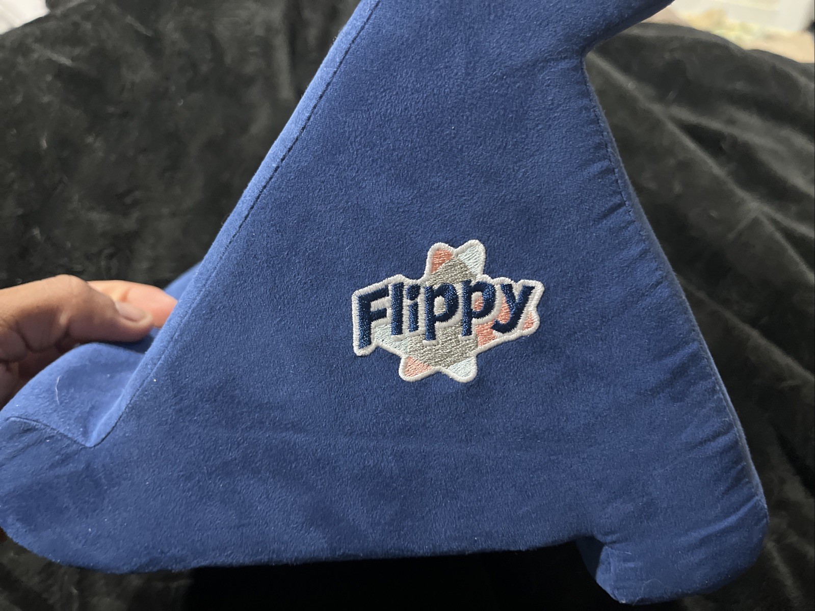 Flippy Original  Pillow Blue Faux Suede iPad/ Tablet Holder