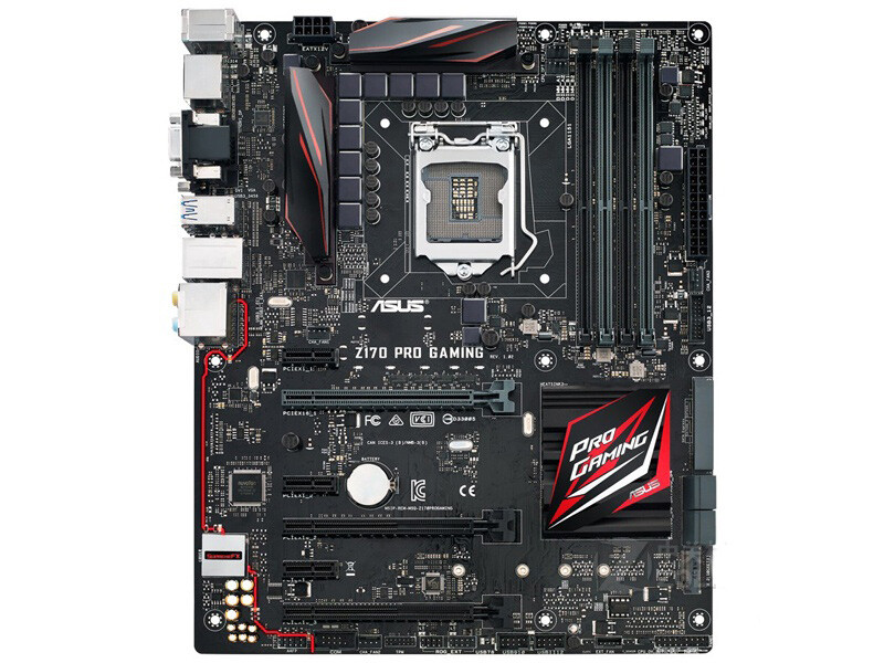 For ASUS Z170 PRO GAMING motherboard LGA1151 DDR4 64G VGA+DVI+DP+HDMI ATX Tested