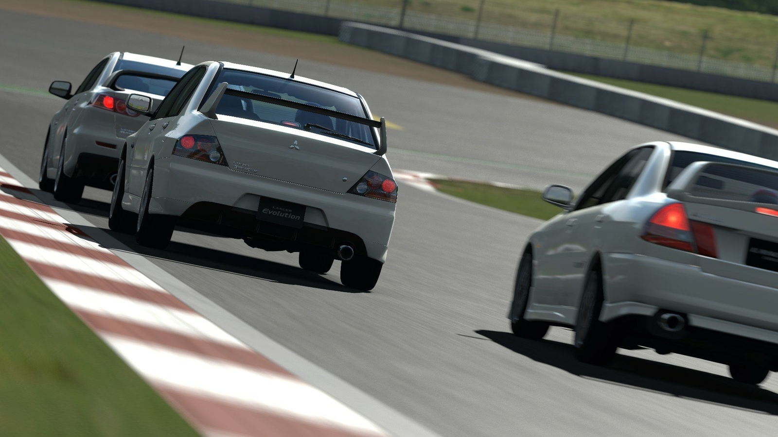 Cars video games mitsubishi lancer evolution gran Desk Mat Stitched