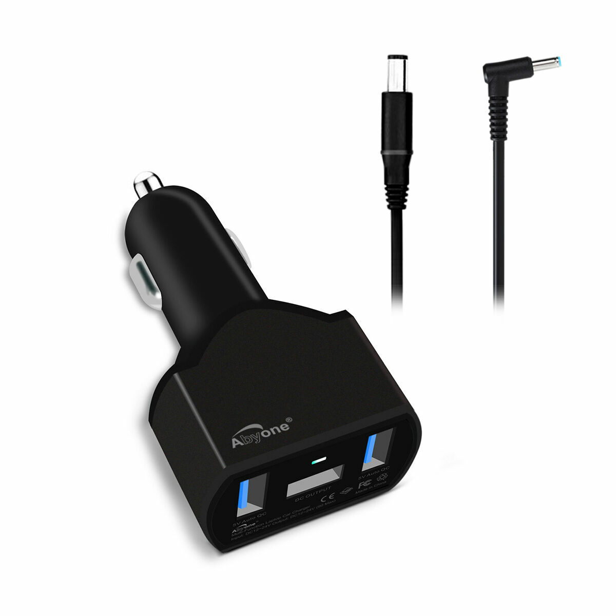 Abyone 90W Car Power Supply for HP EliteBook Presario ProBook Laptop Notebook