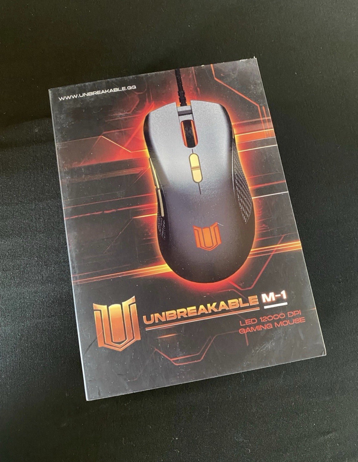 SEALED Unbreakable M-1 Wired Gaming Mouse – PC LED Gaming Mouse with 12000DPI