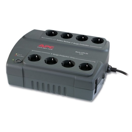 APC Back-UPS ES 550VA 330W 230V UPS Battery Backup Surge Protector 8 Outlet
