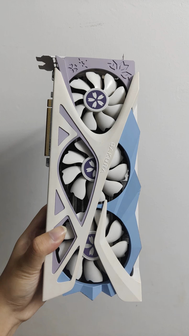 Yeston RX 6700 XT Sakura Bride 12GB GDDR6 PCIe4.0 GPU ARGB