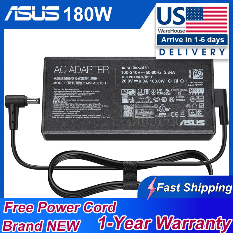 Original 180W OEM ASUS ROG GU501GM-BI7N8 GU501GM-GZ024T Power Adapter/Charger 