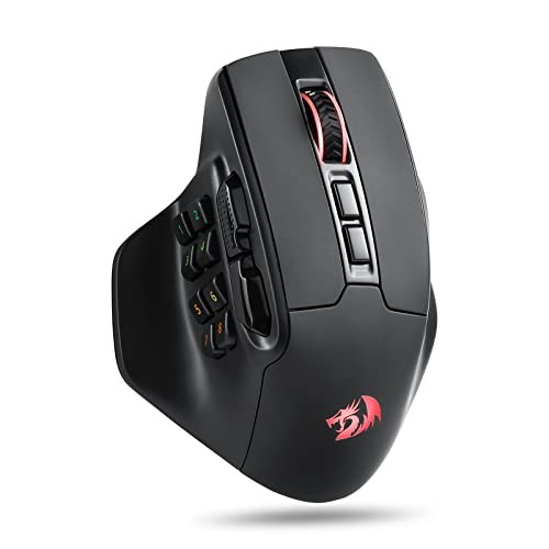 Redragon M811 PRO Wireless MMO Gaming Mouse 15 Programmable Buttons RGB Gamer