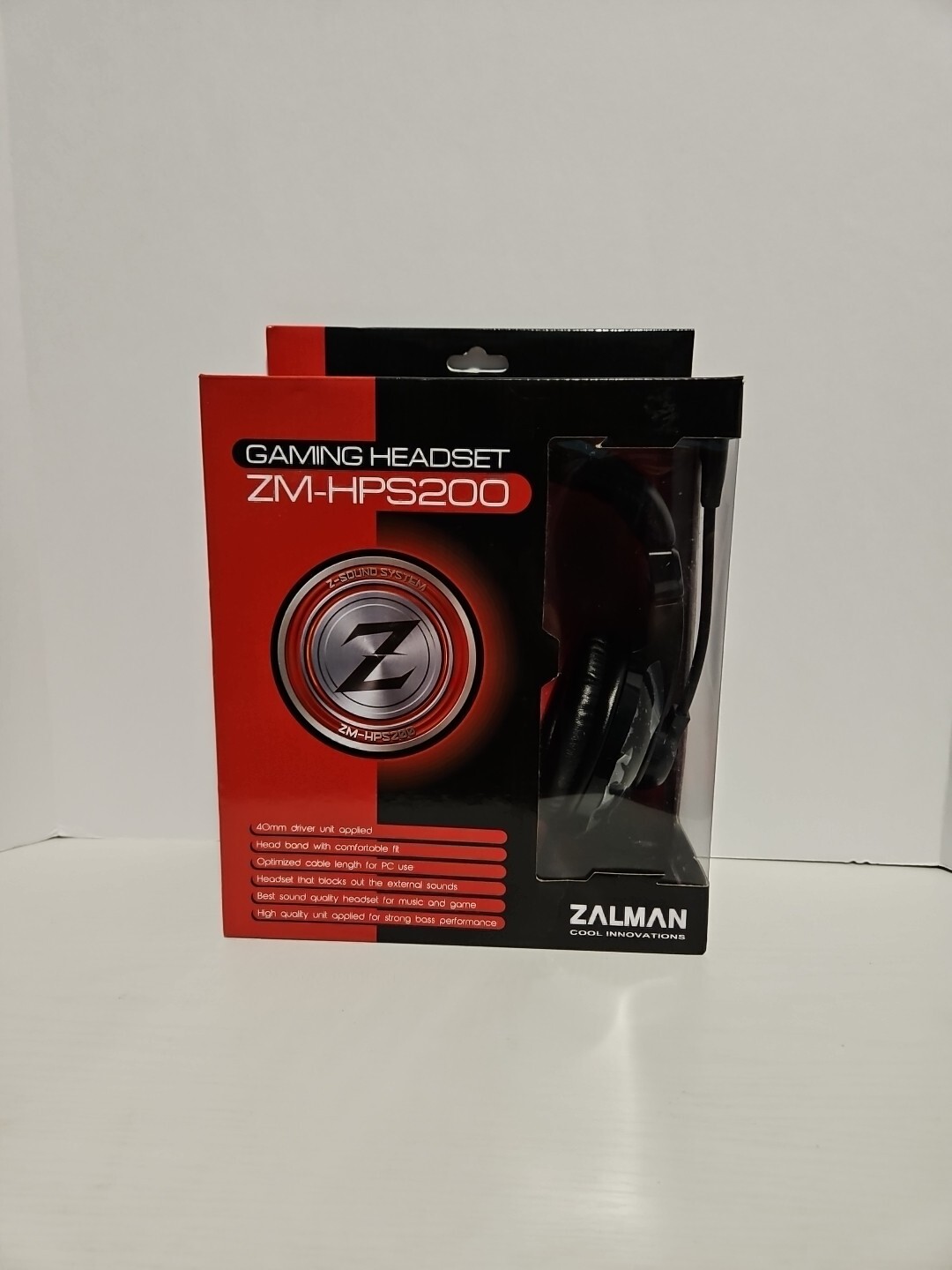 Zalman Cool Innovations Black Gaming Headset ZM-HPS200