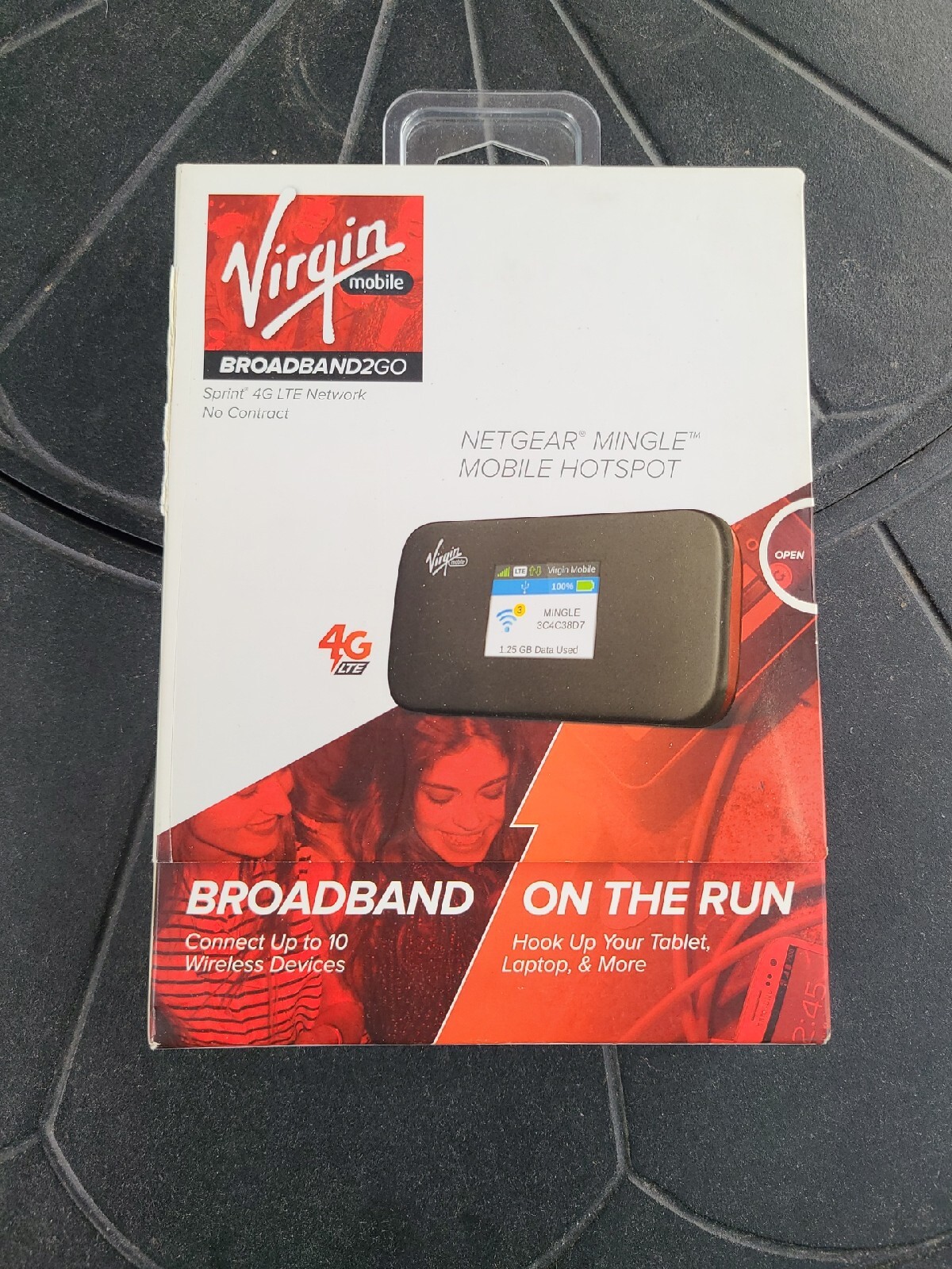 Netgear Mingle Mobile WiFi Hotspot (Virgin Mobile) New Sealed 4G LTE NTGR778AVB