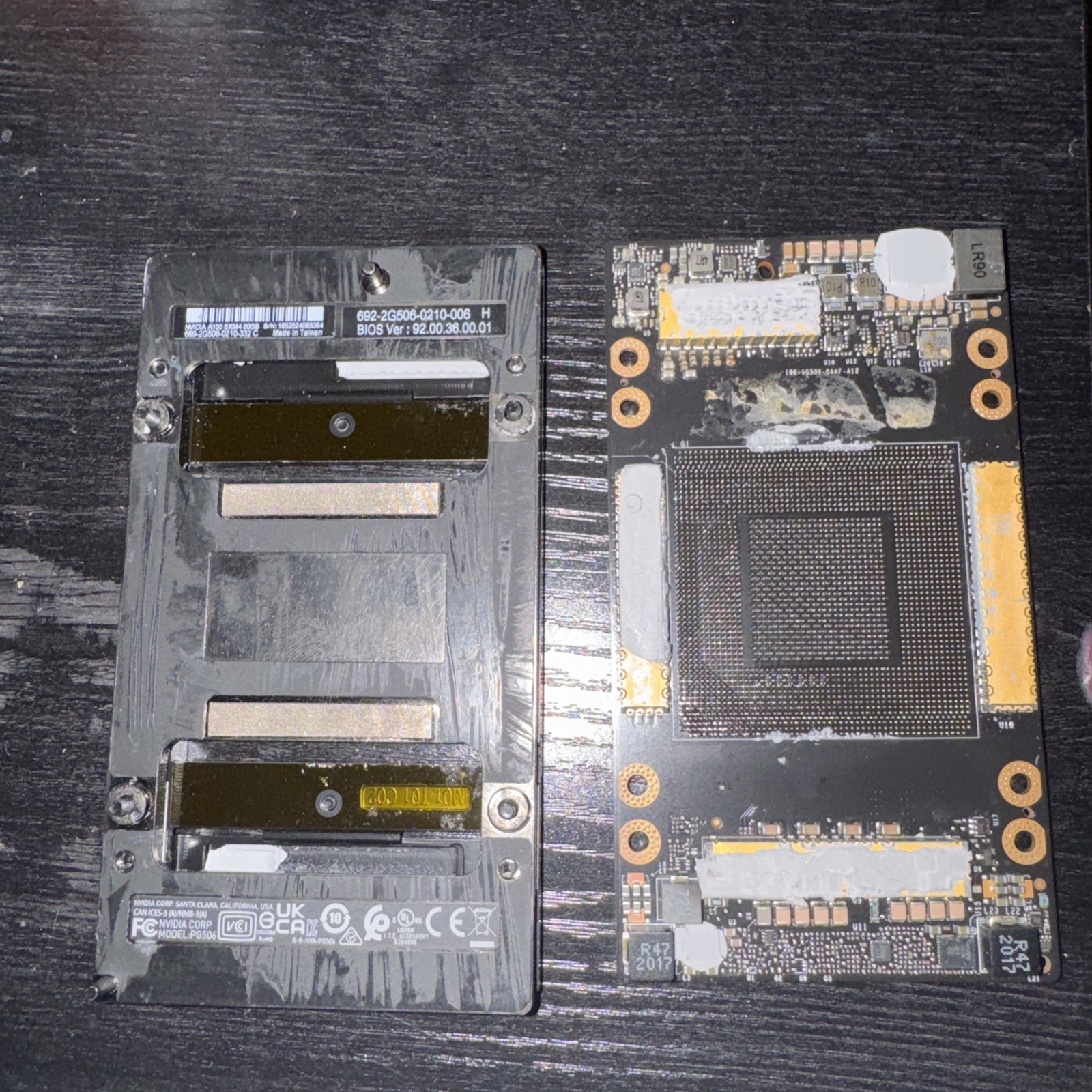 (FOR PARTS) Nvidia Tesla A100 80GB SXM4 No Core & VRAM (US Stock)