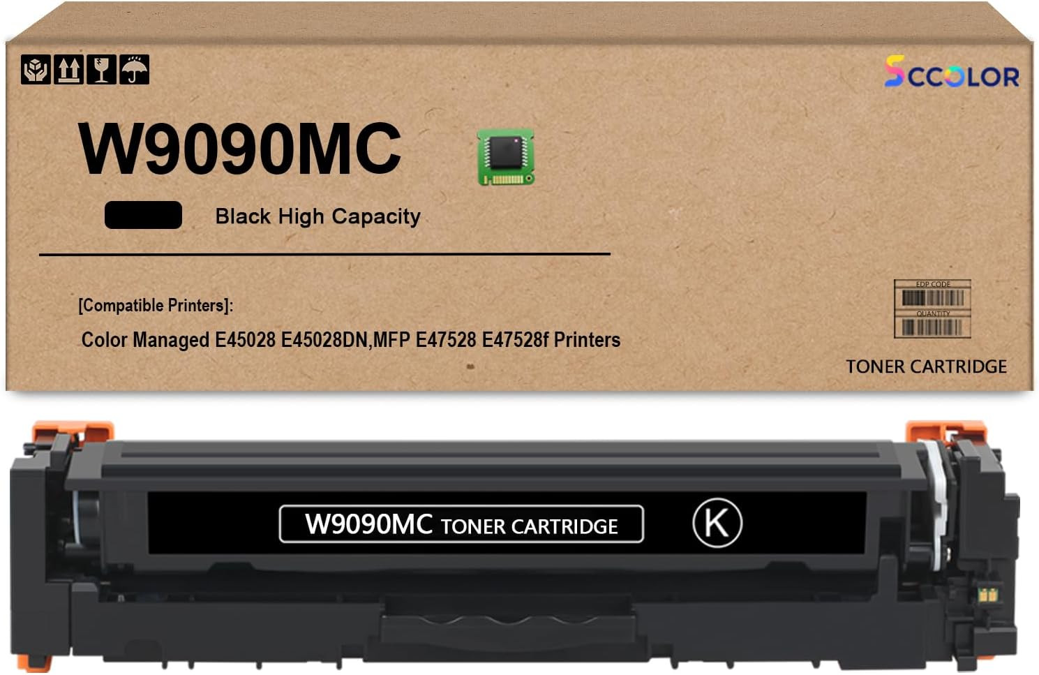 W9090MC Toner Cartridge High Capacity Compatible for W9090MC Black Toner Cartrid