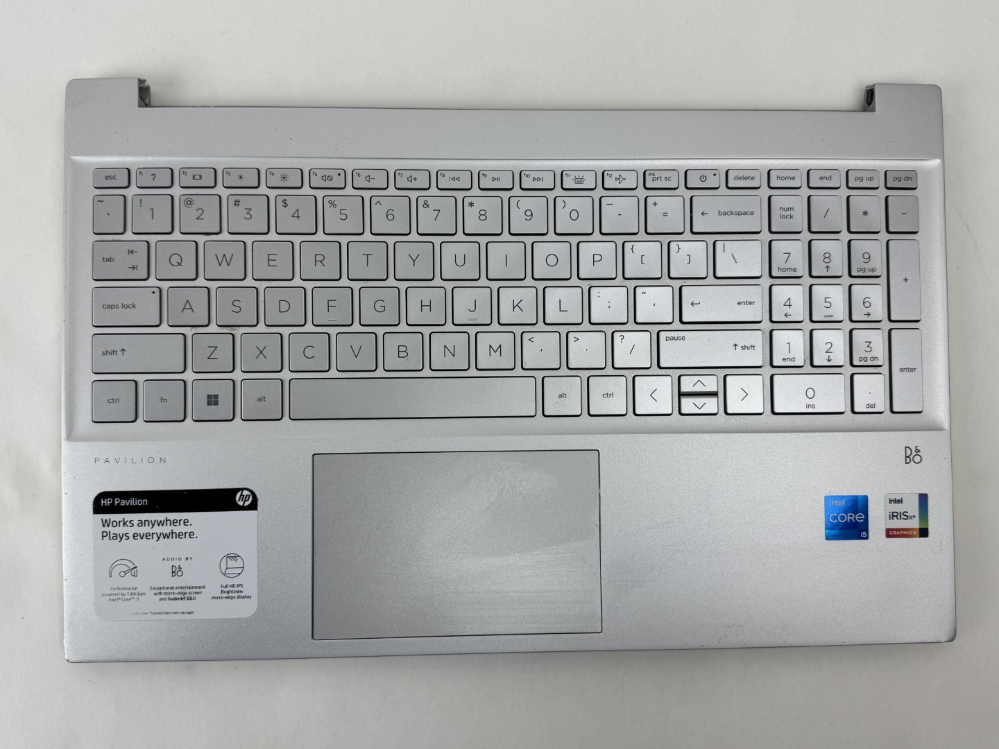 Keyboard Palmrest Bottom for HP Pavilion Laptop 15-eg3053cl