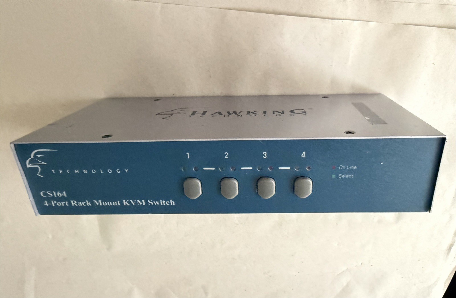 Hawking Technology BlackHawk CS164 4-Port Rack Mount KVM Switch