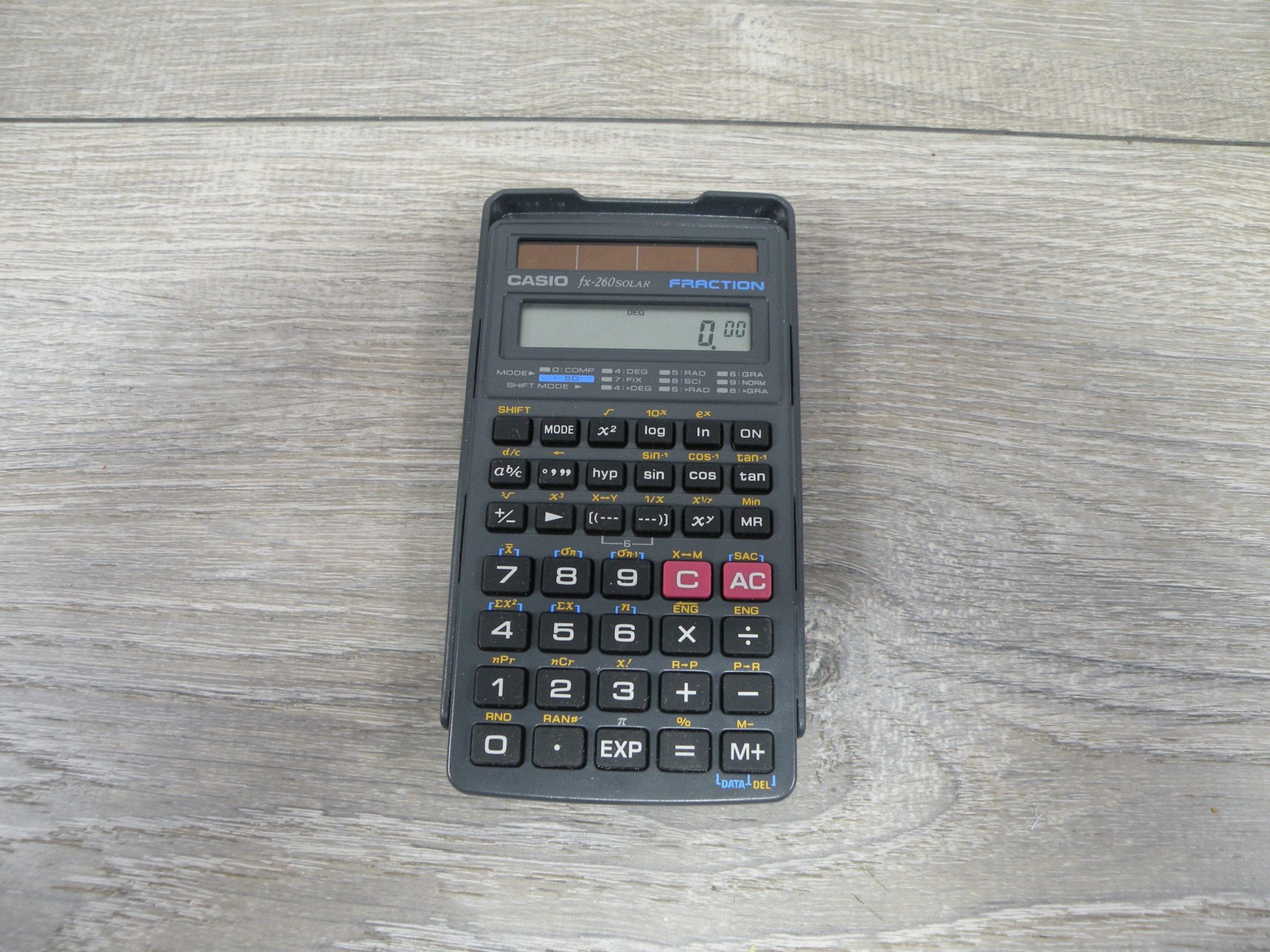 CASIO fx-260SOLAR Scientific Calculator Fraction Solar Powered Vintage Working