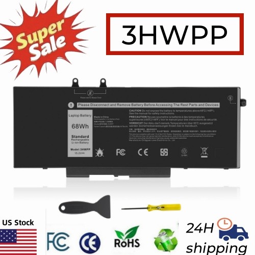 ✅LOT 3HWPP Battery For Dell Latitude 5501 5401 5511 5510 5411 Precision 3541 