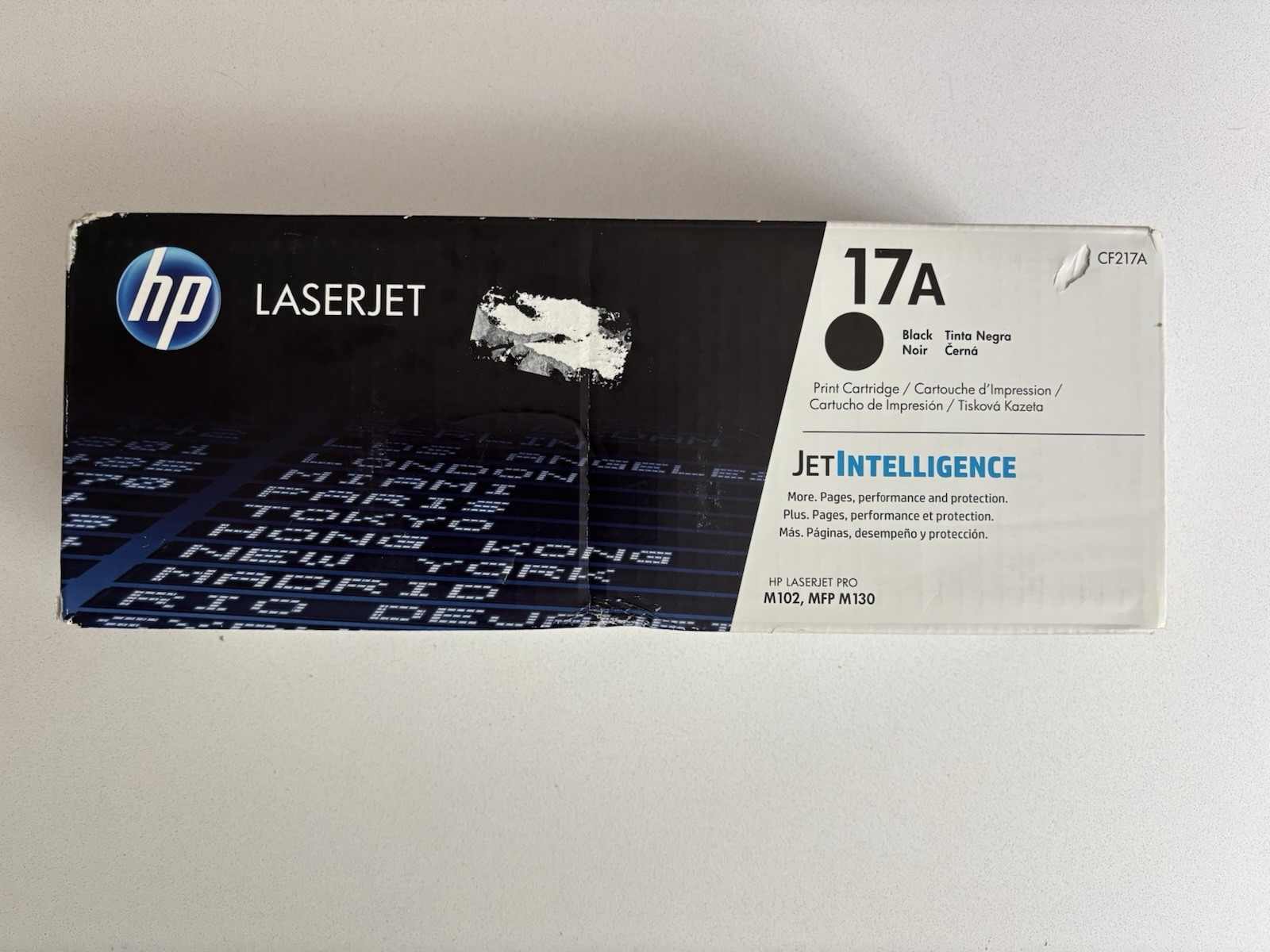HP Laserjet 17A CF217A Black Printer Cartridge OEM Original M102 MFP - Open Box