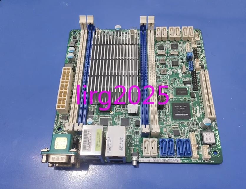 1pc used ASRock Rack C2750D4I motherboard