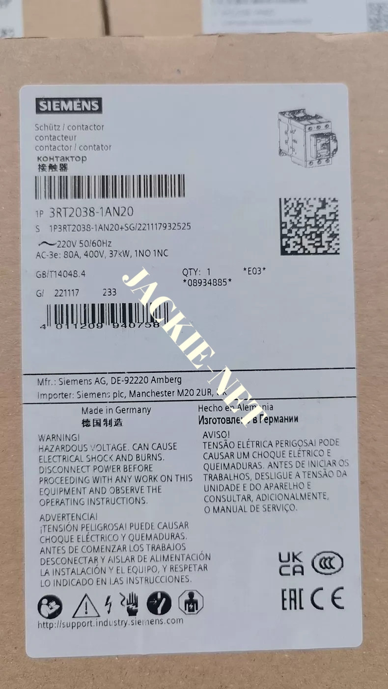 1PCS NEW    3RT2038-1AN20